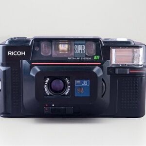 RICOH FF-3 AF Super Point&Shoot 📸 Film Camera- 1982 - Vintage- tested works